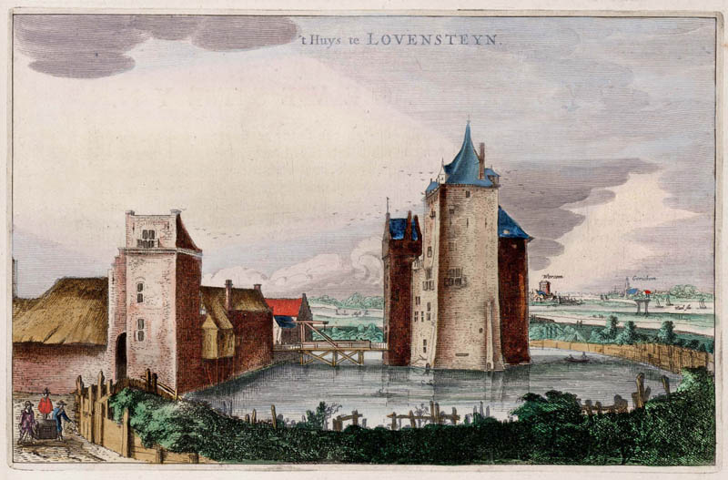 Slot Loevestein 1649 Blaeu